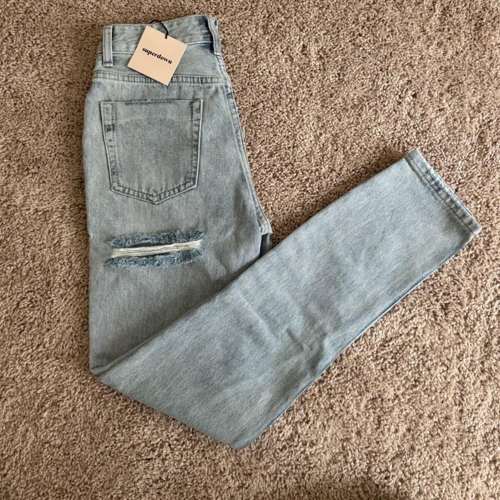 superdown Bailee Butt Slit Jean - Revolve